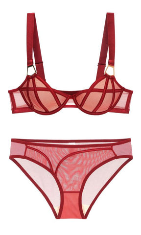 FIFI ROUGE LINGERIE SET