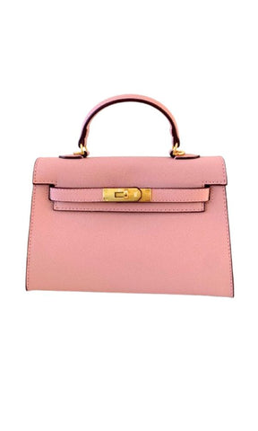PARIS BLUSH PETITE LEATHER HANDBAG