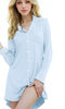 POWDER BLUE BAMBOO NIGHTSHIRT