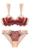 VANILLA ROUGE CHIFFON LINGERIE SET 10B/C