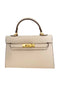 PARIS PETITE VANILLA LEATHER HANDBAG