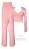 Jools Couture Powder  Pink Lounge PJ Set